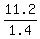 11.2%2F1.4