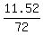 11.52%2F72