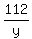 112%2Fy