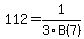 112+=+1%2F3B%287%29
