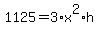 1125+=+3%2Ax%5E2%2Ah