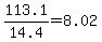 113.1%2F14.4+=+8.02