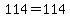 114=114
