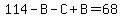 114-B-C%2BB=68