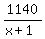 1140%2F%28x%2B1%29