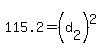 115.2=%28d%5B2%5D%29%5E2