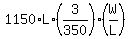 1150%2AL%2A%283%2F350%29%28W%2FL%29