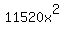 11520x%5E2