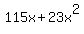115x%2B23x%5E2