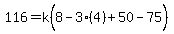 116=k%288-3%284%29%2B50-75%5E%22%22%29