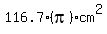 116.7%28pi%29cm%5E2