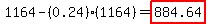 1164-%280.24%29%281164%29=highlight%28884.64%29