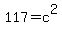 117+=+c%5E2
