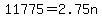 11775=2.75n