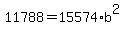 11788=15574%2Ab%5E2