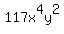 117x%5E4y%5E2