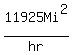 11925Mi%5E2%2Fhr%29=%288325mi%5E2%2Fhr%29%2B%28450rmi%29