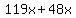 119x%2B48x