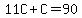 11C%2BC=90