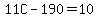 11C++-+190+=+10