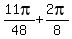 11pi%2F48+%2B+2pi%2F8