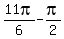 11pi%2F6-pi%2F2