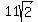 11sqrt%282%29