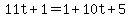 11t%2B1=1%2B10t%2B5