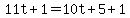 11t%2B1=10t%2B5%2B1