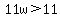 11w%3E11