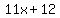 11x%2B12