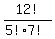12%21%2F%285%21%2A7%21%29