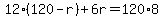 12%28120-r%29%2B6r=120%2A8