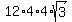 12%2A4%2A4%2Asqrt%283%29