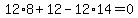 12%2A8%2B12-12%2A14=0
