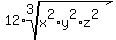 12%2Aroot%283%2Cx%5E2%2Ay%5E2%2Az%5E2%29