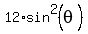 12%2Asin%5E2%28theta%29