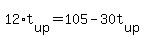 12%2At%5Bup%5D=105-30t%5Bup%5D