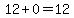 12%2B0=12