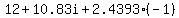 12%2B10.83i%2B2.4393%28-1%29