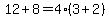 12%2B8=4%283%2B2%29
