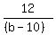 12%2F%28%28b-10%29%29