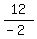 12%2F%28-2%29