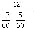12%2F%2817%2F60-5%2F60%29