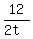 12%2F%282t%29
