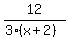 12%2F%283%28x%2B2%29%29