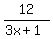 12%2F%283x%2B1%29