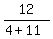 12%2F%284%2B11%29