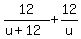 12%2F%28u%2B12%29+%2B+12%2Fu