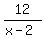 12%2F%28x-2%29